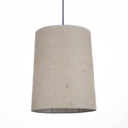 Colgante con pantalla 35x40cm alto 51cm arpillera